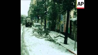 UPI LIB UN 3/6/80 JERUSALEM IN THE SNOW