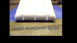 737NG emergency escape slide test