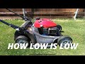 How Low Can A Honda HRX 217 Mow - First Mow of 2021