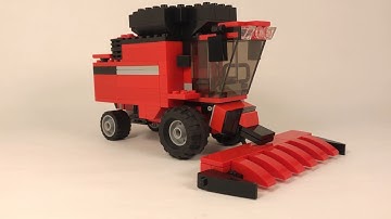 LEGO Case IH combine MOC!