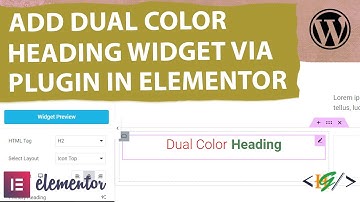 How to Add Dual Color Heading using Royal Addon in Elementor WordPress | Primary & Secondary Heading