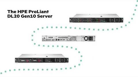 Tour the HPE ProLiant DL20 Gen10 Server