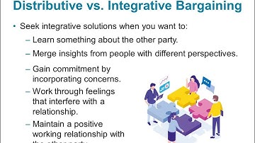 Distributive vs. Integrative Bargaining - Organizational Psychology Lecture 15 Part 7