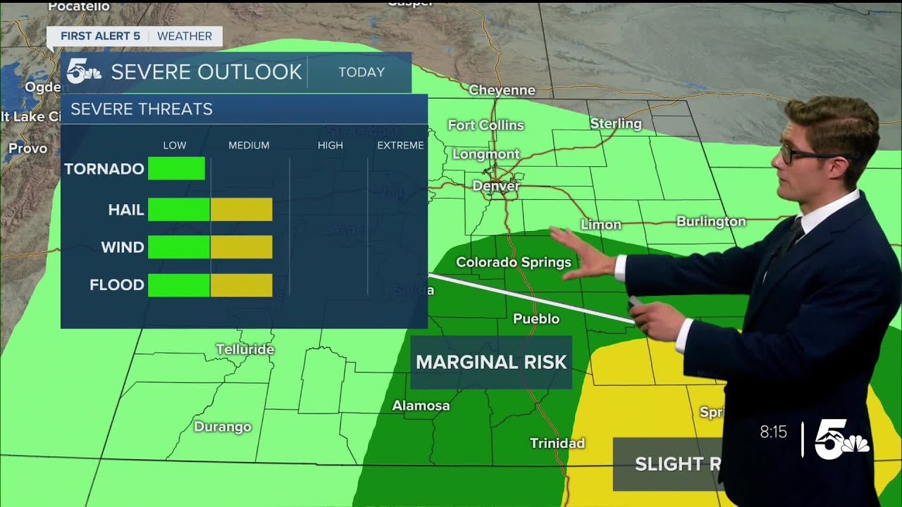 Humid and cooler Saturday with strong afternoon thunderstorms - YouTube