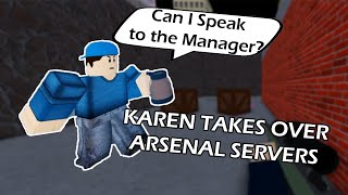 BECOMING A KAREN IN ARSENAL (Arsenal Roblox)