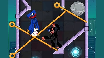 Huggee Time Pin Puzzle Rescue Game New Gameplay Pull The Pin