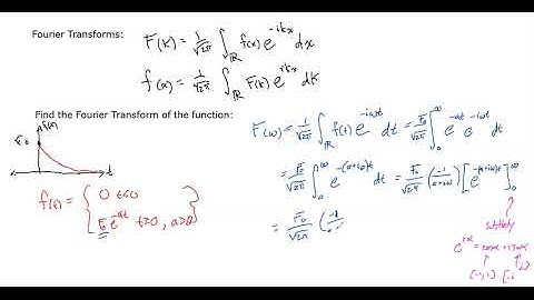 PHYS 2500 Lec 12a: Fourier Transforms Example and Properties