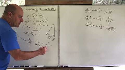 Calculus 1, Ch 3.6, Inverse Function Derivatives