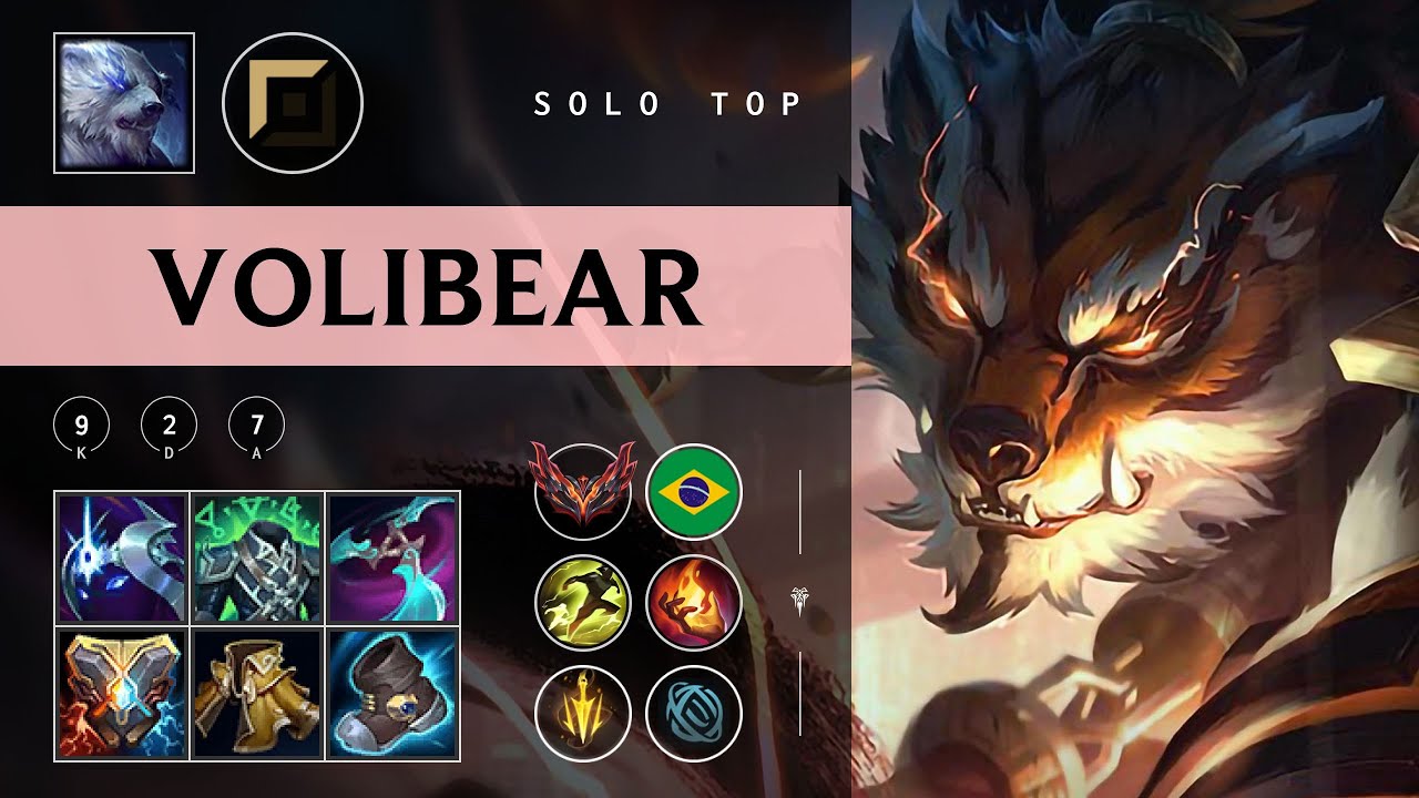 Volibear Top vs Mordekaiser - BR Grandmaster Patch 25.23
