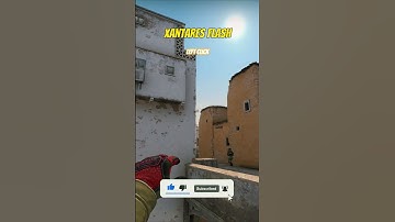 XANTARES FLASH ON DUST 2 #shorts #csgo