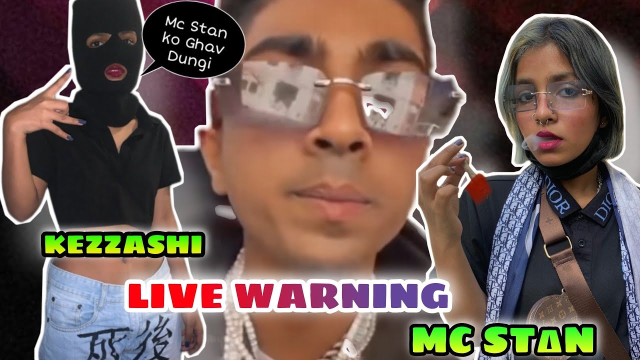 MC STΔN Girlfriend Kezzashi Live Reply to MC Stan Instagram Live Explained  By ArshVerse 