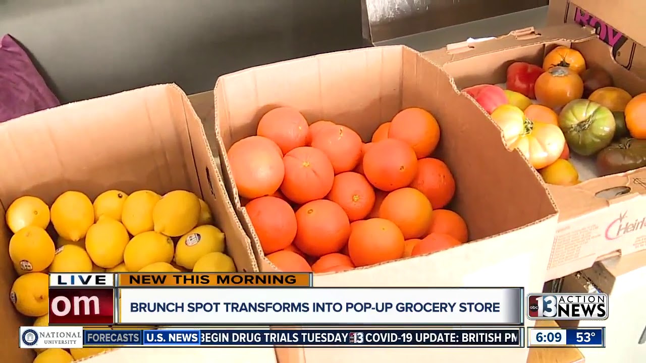 Henderson restaurant transforms to popup grocery market YouTube
