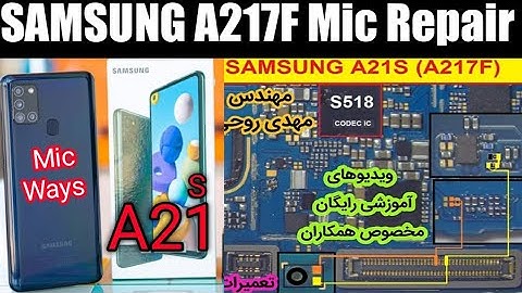 Samsung A21s (A217f) Mic Problam Fix // Samsung A21,A21s Mic Line Repair // Samsung Mic Ways Repair
