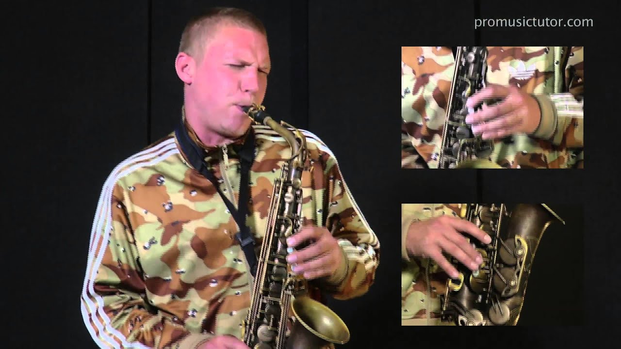 Saxophone Lesson with James Morton - YouTube