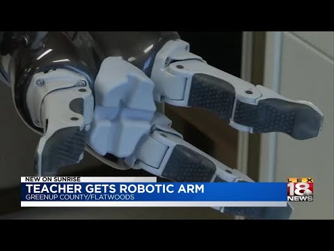 Greenup County Teacher Gets Robotic Arm