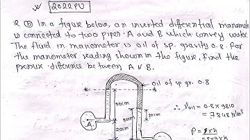 Manometer Numerical|2022 PU|Fluid Mechanics BE Civil 3rd Sem|Purbanchal University TU KU PoU