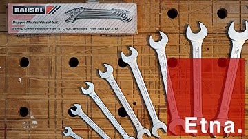 NOS Rahsol double open-end wrench set - unboxing | Etna.