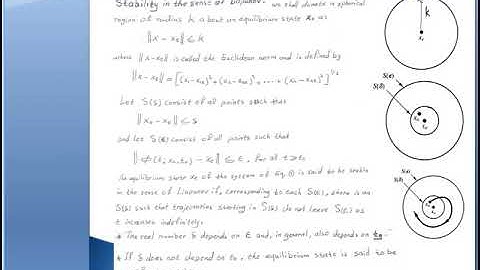 Liapunov Stability Analysis part 1