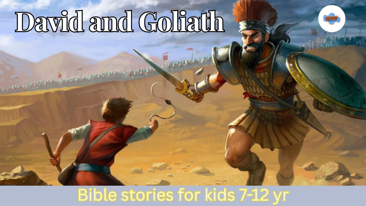 David and Goliath| Small but Brave | David Defeats Goliath | Bible Story for Kids| Face your giant
