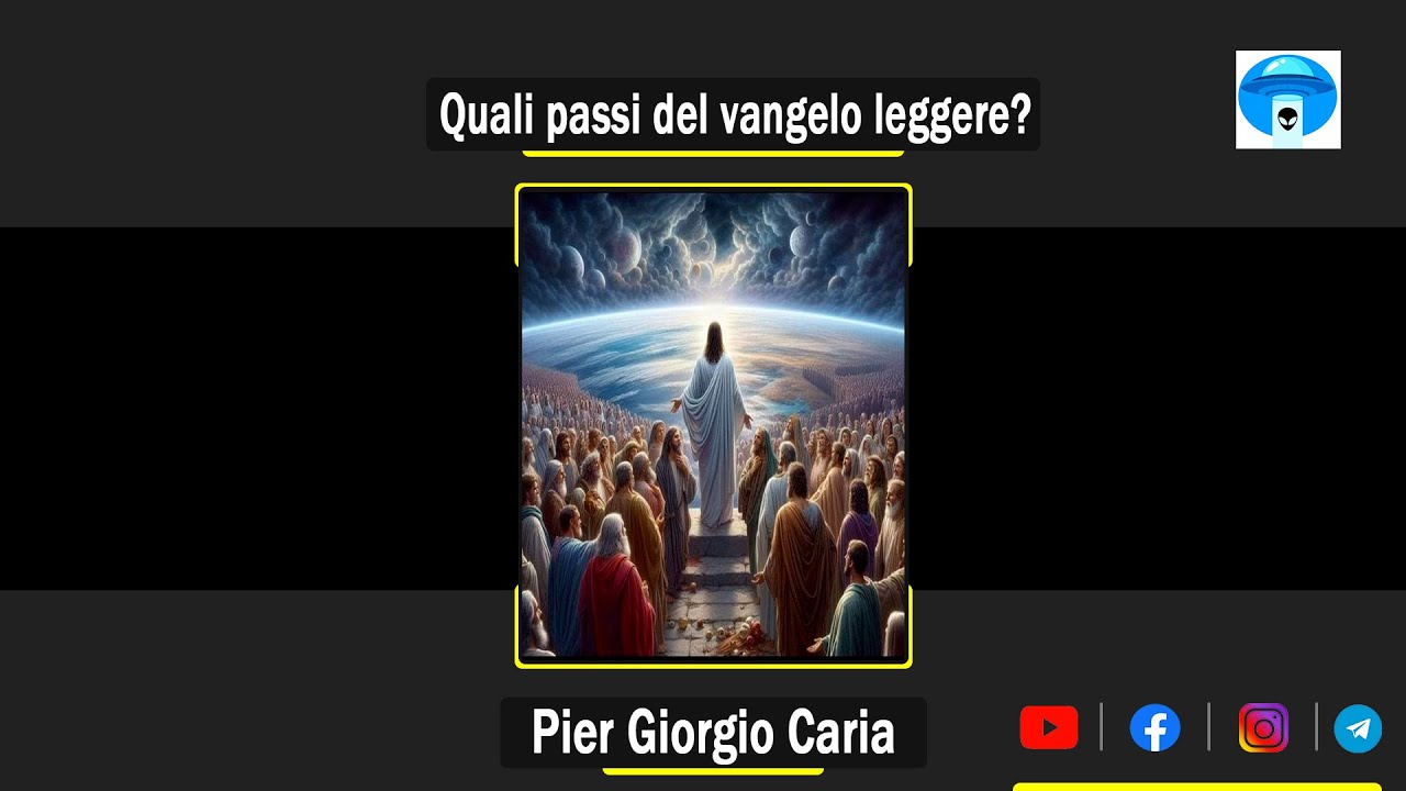 Pier Giorgio Caria - Quali passi del vangelo leggere? - YouTube