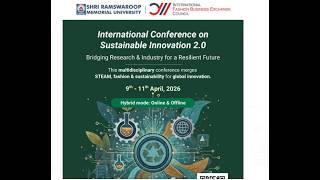 International conference Sustainable Innovation: Day-2