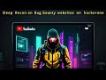 How to go deep to find vulnerabilities? LIVE BUG BOUNTY HUNTING Recon Master Class Part 1