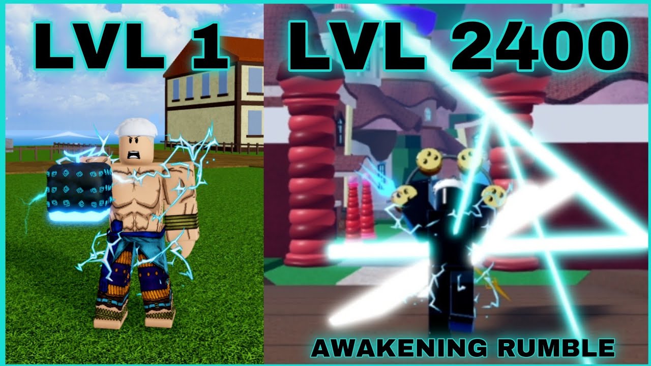 Becoming Enel Awakening The Rumble Fruit In Blox Fruits 