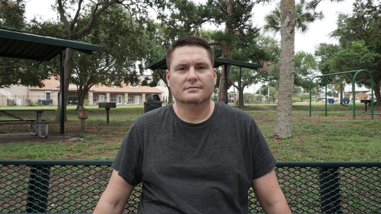 Homeless in Titusville, Florida Keith Wohr