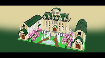 I made a French style manor house in Lego using Mecabricks