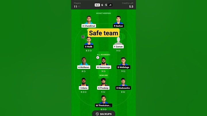 BLK vs JK Dream11|BLK vs JK Dream11 Prediction| B-Love Kandy vs Jaffna Kings ELIMINATOR|LPL 2023