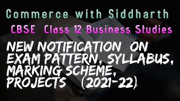 CBSE Class 12 Business Studies New Pattern of exam, Term wise Syllabus, Deleted Topic