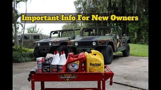 What Oil And Fluids To Use In Your HMMWV