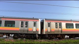 E129系B26+A3編成新ニイ信越本線下り453M 長岡→新潟