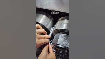FEDA hydraulic thread rolling machin is for making thread on bolts, thread rods, pipe fitting, etc.