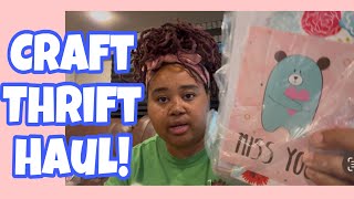 Craft Thrift Haul! Austin Creative Reuse!