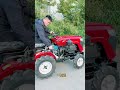 Small four-wheeled tractor, with four sets of agricultural implements. #agricultural #minitractor