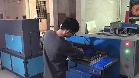 Car number plate embossing machine