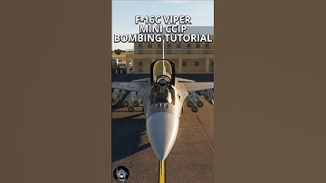 DCS: F-16C VIPER (CCIP) UNGUIDED BOMBING SHORT TUTORIAL #dcs #dcsworld