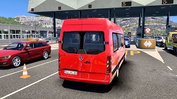 Mercedes Sprinter 2021 | Euro Truck Simulator 2 | ETS2 1.57 Bus mods