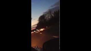 Fast Dodge Viper GTS spinning on highway pull