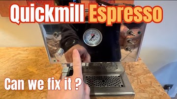 Quickmill Espresso Coffee machine - Thermoblock. Can we fix it ?