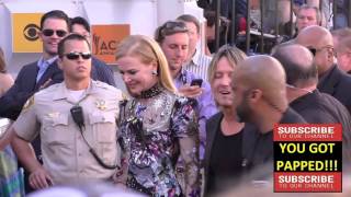 Keith Urban and Nicole Kidman arriving to the 51st Academy Of Country Music Awards at MGM Grand Hote