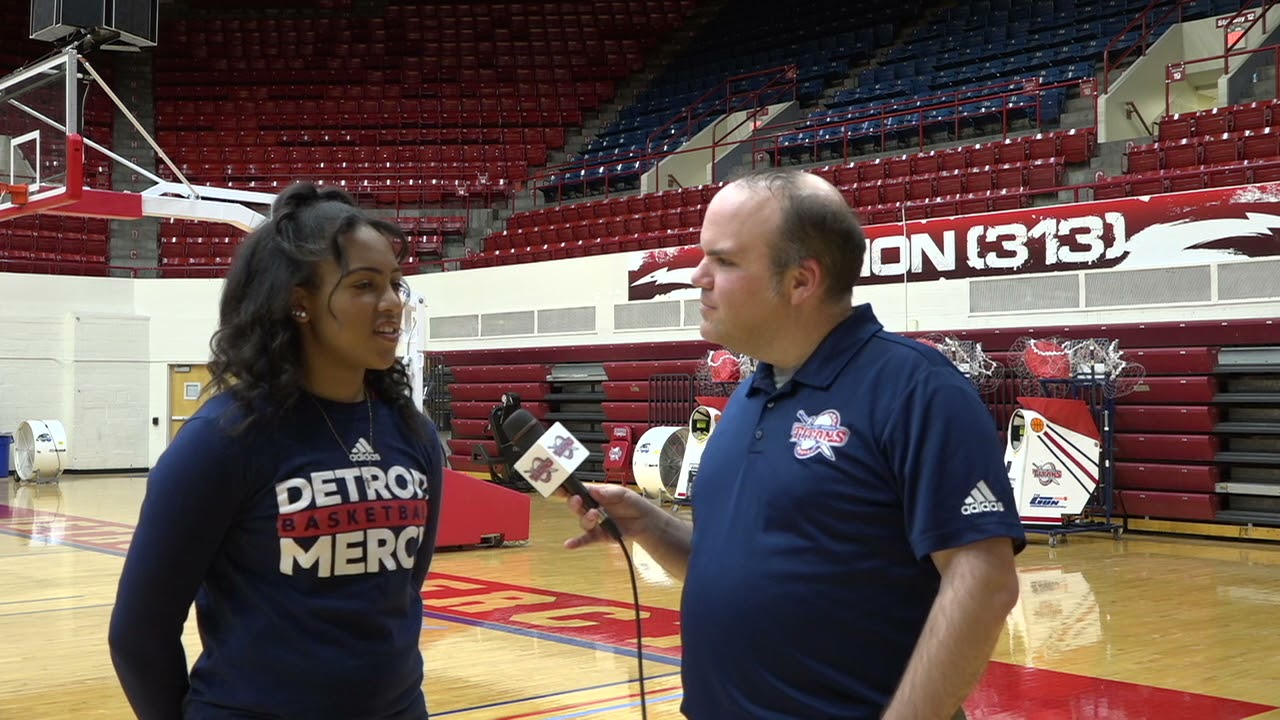 Detroit Mercy Basketball Media Day 2021 Tori Powell YouTube