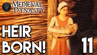 Medieval Dynasty Lets Play - Child Born! E11