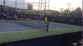 US Open Juniors.  Machac vs Bergs.  Court 9.  9-3-17