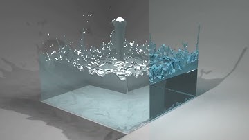 Water simulation Cycles vs Eevee SSRT in Blender