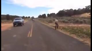 He didnt hit the highway