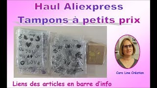 Haul et test Aliexpress : Tampons à petits prix