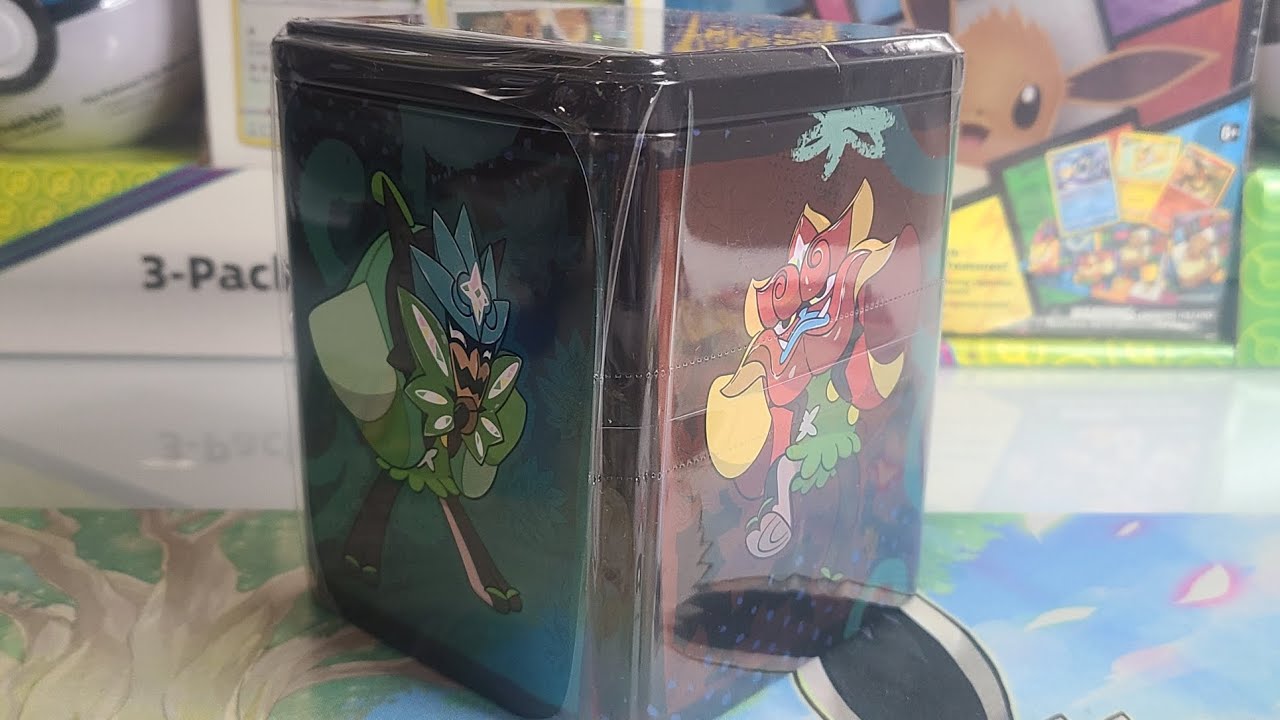 Pokmon Ogerpon Stacking Tin Opening (2025)