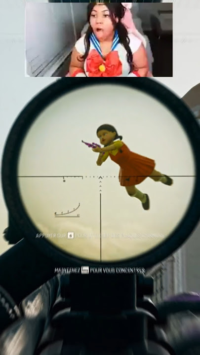 Squalz Vs Toxic Egirl..☕💀 #shorts #cod #warzone #movement #squidgame #sniper #egirl #squalz #viral